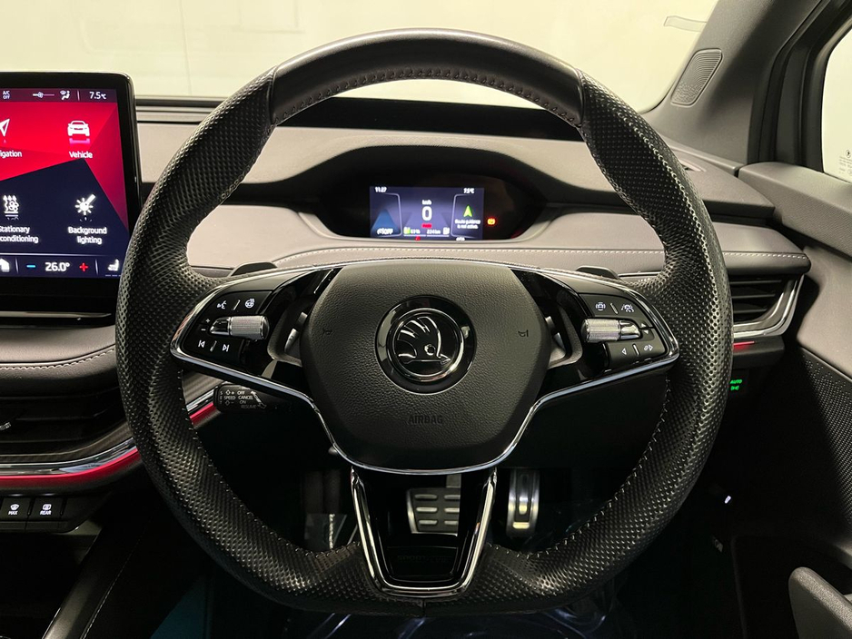 2024 Skoda Enyaq Sportline IV 80 - Crystal Grille - Reversing Camera - Ambient Lighting - Sat Nav - Climate Control - Heated Seats - Keyless Start - Apple CarPlay/Android Auto €41,950