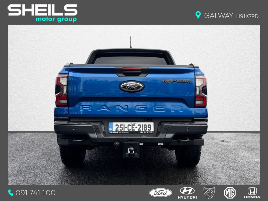 2025 Ford Ranger RAPTOR WITH RAPTOR PACK - LIGHTS & FRONT BAR €55,284
