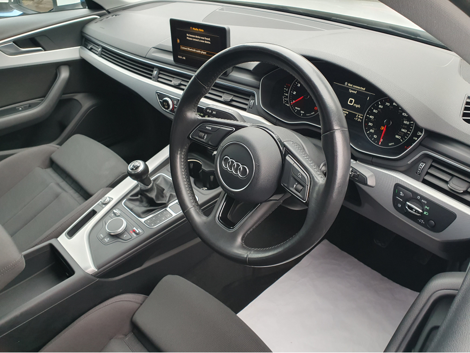 2017 Audi A4 SALOON SPORT 1.4 TFSI 150BHP MANUAL NCT 02/28 FINANCE AVAILABLE @ €67 PER WEEK PARKING SENSORS/ AUDI MMI/ BLUETOOTH/ SCROLL CONTROLS/ ALLOYS/ HISTORY CHECKED €14,950