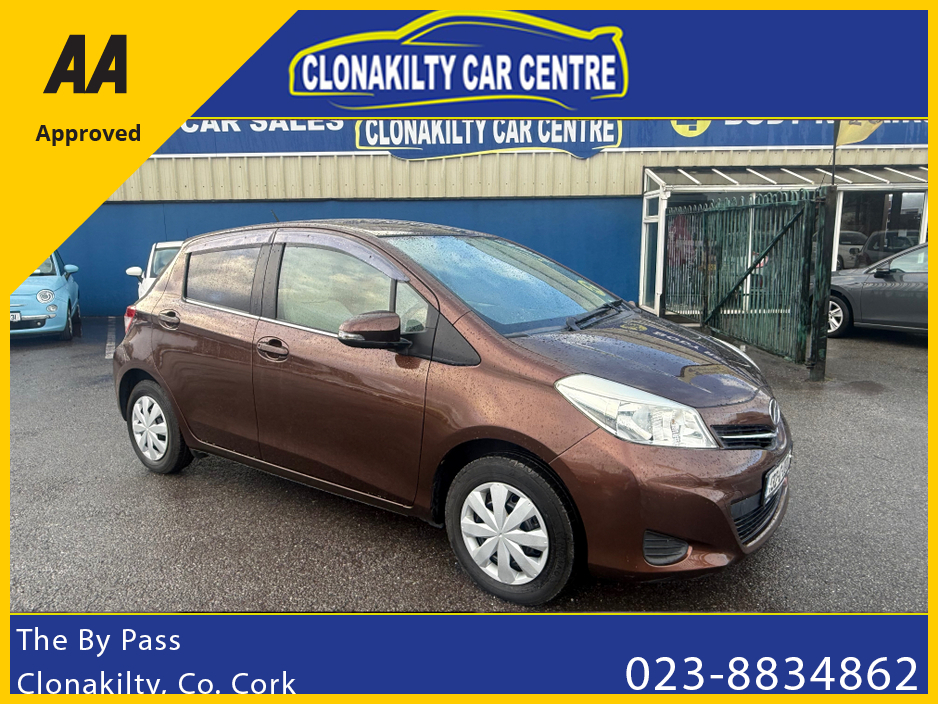 2013 Toyota Vitz Genuine Low Mileage Toyota Vitz Automatic 1.3 Petrol €9,950