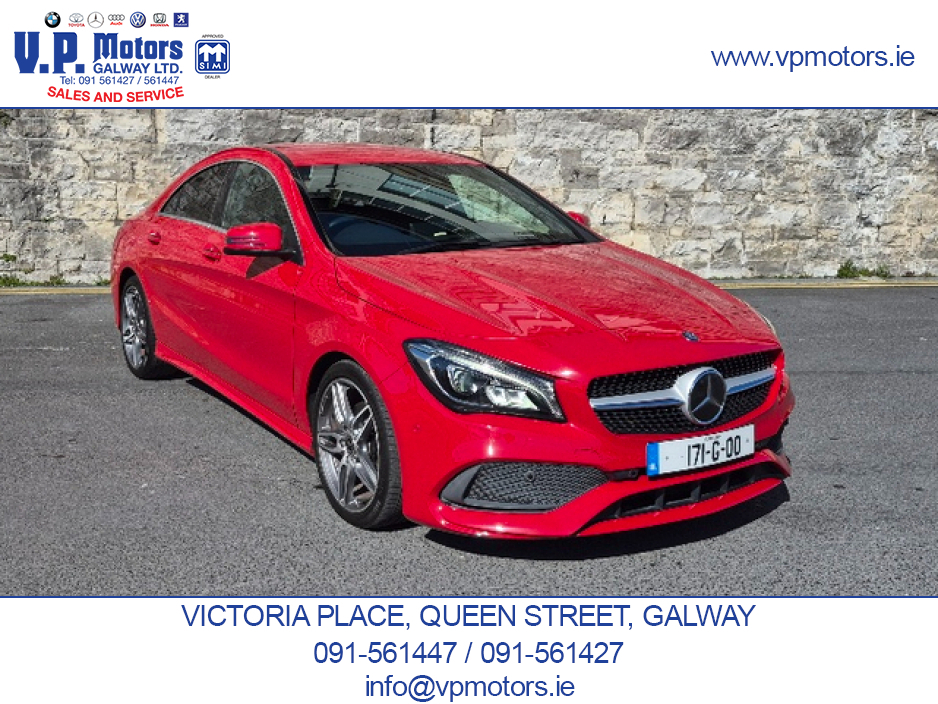 2017 Mercedes-Benz CLA Class AMG SPORT LINE,HALF LEATHER,LOW KM, AUTOMATIC €19,500