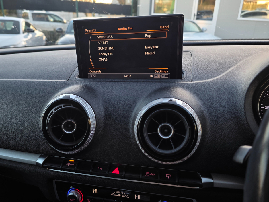 2016 Audi A3 Saloon 1.4 TFSI PRIVACY GLASS CAMERA PARKING SENSORS LOW TAX BAND €16,750