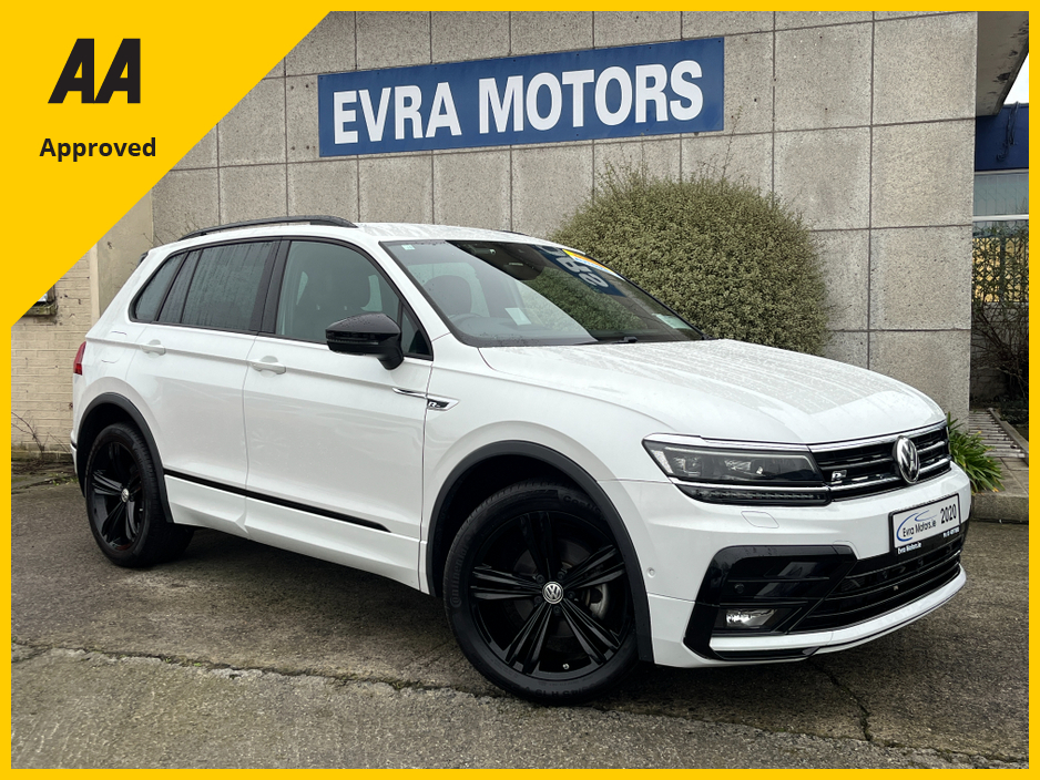 2020 Volkswagen Tiguan R-LINE 4MOTION AUTOMATIC 2.0 DIESEL //LOW MILES//HIGH SPEC//360 PARKING CAMERAS//HALF LEATHER HEATED FRONT AND REAR SEATS//KEYLESS ENTRY// €34,950