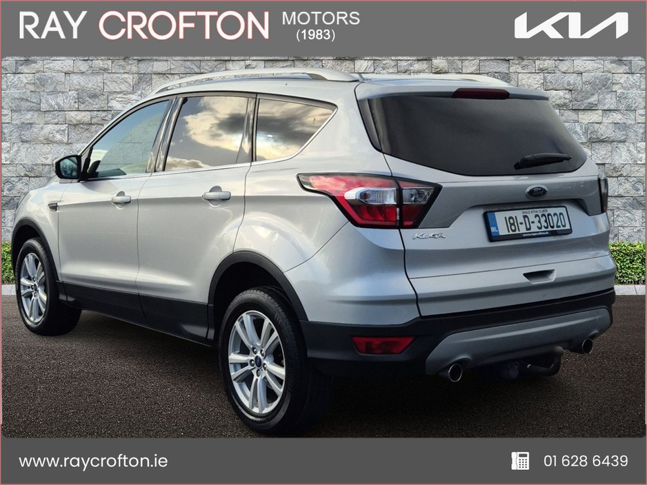 2018 Ford Kuga KUGA ZETEC 1.5 TD 120BHP + VAT €8,950