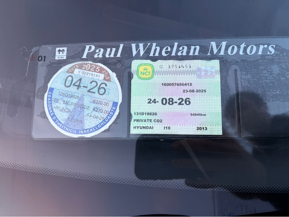 2013 Hyundai i10 42 k MILES  AUTOMATIC DELUXE €7,280