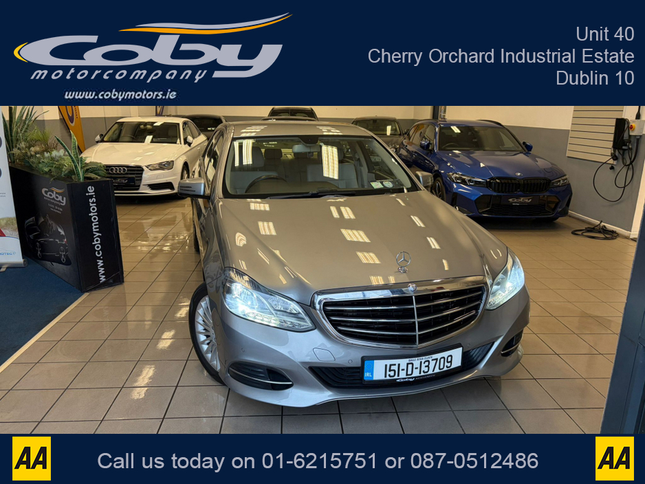 2015 Mercedes-Benz E Class 200 BLUETEC ELEGANCE 4DR AUTO. NCT, Full Leather, Alloy Wheels, Hands Free, Heated Seats, Dual Climate Control, Cruise Control, MFSW, Paddle Shift, Parking Sensors & more. €15,950