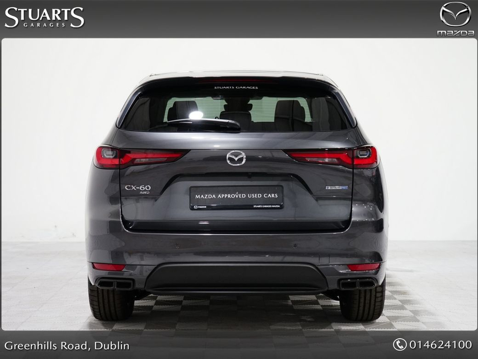 2025 Mazda CX-60 *HOMURA PLUS PHEV 327ps 8AT AWD*HOMURA PLUS*DRIVERS ASSISTANCE PACK, CONVENIENCE PACK AND PANORAMIC SUNROOF, MACHINE GREY WITH BLACK LEATHER* €54,945