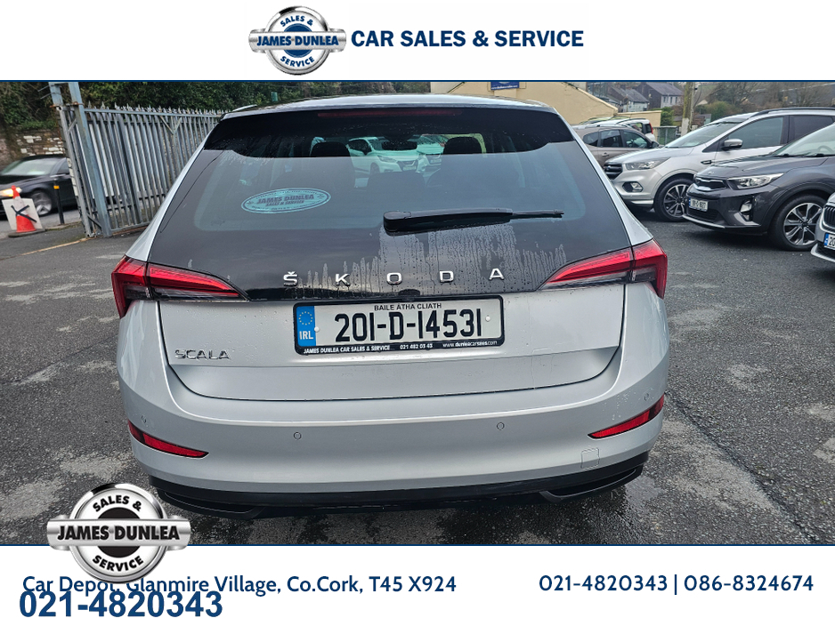 2020 Skoda Scala STYLE plus  1.0 TSI 95BHP 4DR €19,950