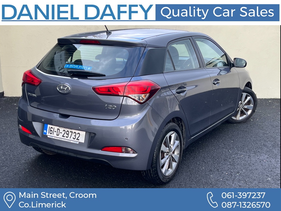 2016 Hyundai i20 DELUXE 5DR €9,950