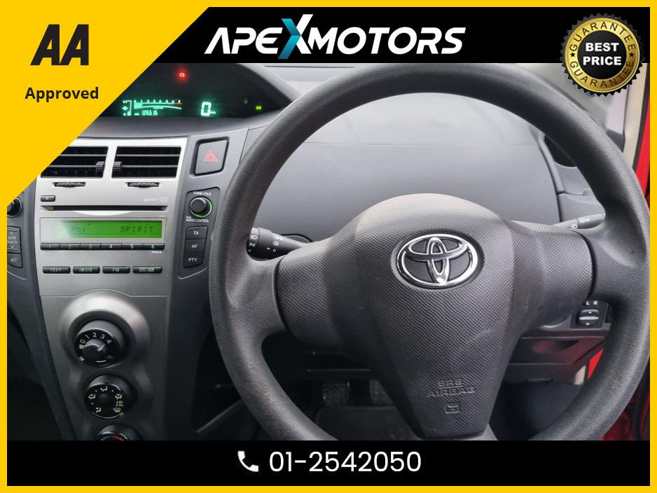 2010 Toyota Yaris 1.0 5DR HATCH * IRISH CAR FROM NEW * LOW LOW KMs * RELIABLE * ECONOMICAL * NCT JUL-26 * LOW TAX MAR-26 * IMMACULATE * STAMPED SERVICE HISTORY * AA APPROVED * 101 SAFETY CHECKLIST * 12-MONTH ROADSIDE €5,949