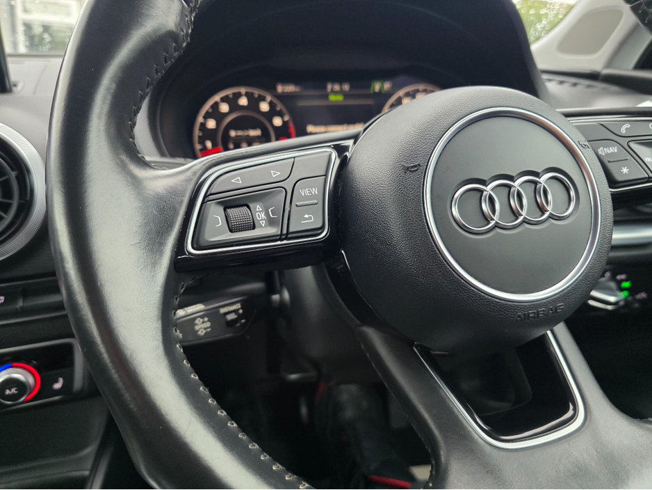 2018 Audi A3 1.4 FULL LEATHER SEATS / VIRTUAL COCKPIT - SMARTPHONE INTERFACE- SATNAV - VIRTUAL COCKPIT - NAVIGATION REVERSING CAMERA -BLIND SPOT - PARKING SENSORS- LEATHER €17,950