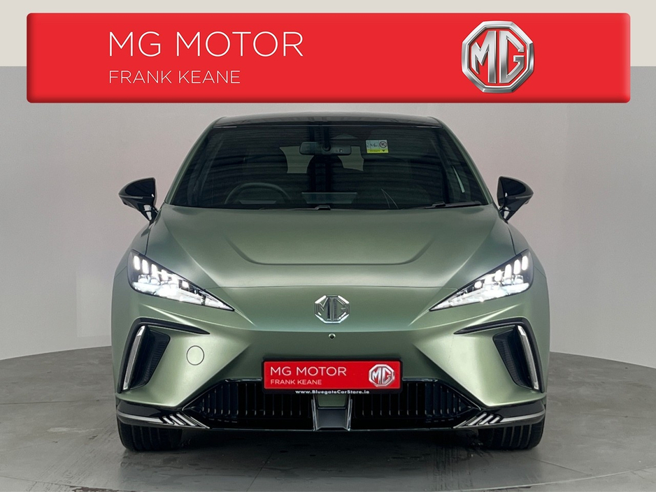 2024 MG MG4 EV X POWER RACING GREEN 435BHP 64KWH AUTO **HEATED ALCANTARA SEATS**18" DIAMOND CUT ALLOY WHEELS WITH TANZANITE ORANGE CALLIPERS**2 TONE ROOF**HEATED STEERING WHEEL**APPLE CARPLAY**TOUCH SCREEN DISPLAY** €30,995