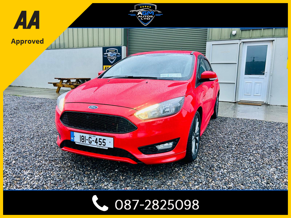 2018 Ford Focus ST-LINE 1.5 TD 120PS 6SPEED 4DR €13,950