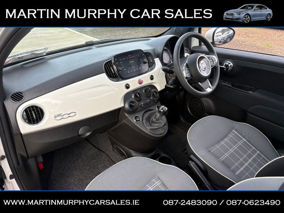 2020 Fiat 500 1.0 LOUNGE 70BHP LOW KMS €12,950
