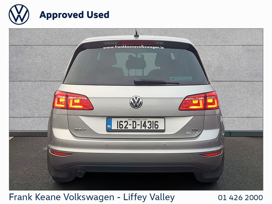 2016 Volkswagen Golf SV HIGHLINE 1.2 TSI 110BHP *TUNGSTEN SILVER METALLIC* *12 MONTHS FRANK KEANE WARRANTY* *FINANCE AVAILABLE* €13,995