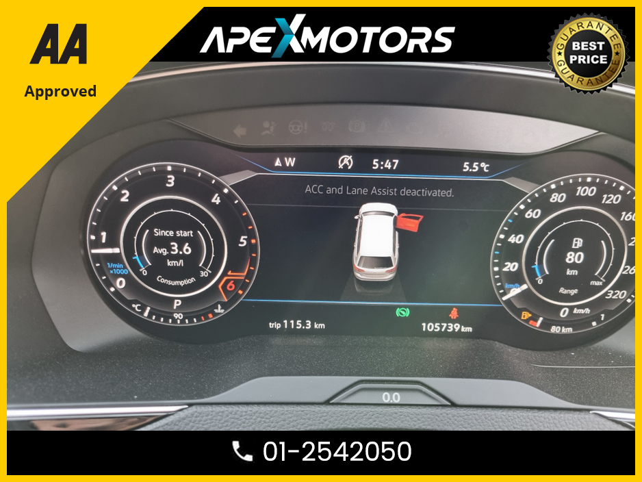 2019 Volkswagen Passat FINANCE ARRANGED * 2.0 ESTATE AUTO HIGHLINE * AUTOMATIC * TOP-SPEC ( EVERY EXTRA) * BLACK LEATHER INTERIOR * AA APPROVED  * 101 SAFETY CHECKLIST * 12-MONTH ROADSIDE ASSIST  * IMMACULATE *  01-2542050 €23,249