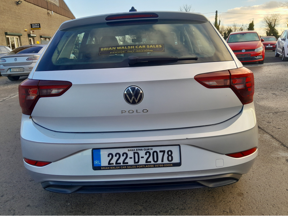 2022 Volkswagen Polo LIFE 1.0 TSI 95BHP MANUAL 5SPEED 5DR €18,400