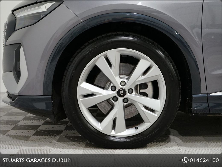 2025 Audi Q4 e-tron S/LINE SPORTBACK 45 – BIGGER BATTERY* Q4 E-TRON SLINE SUV: TYPHOON GREY METALLIC WITH FULL BLACK LEATHER, 20” ALLOYS, HEATED SEATS, REVERSING CAMERA €49,945