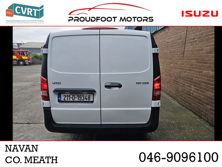 2021 Mercedes-Benz Vito 110 KA/L CLASSIC 6DR PRICE Plus Vat @ 23% €15,950