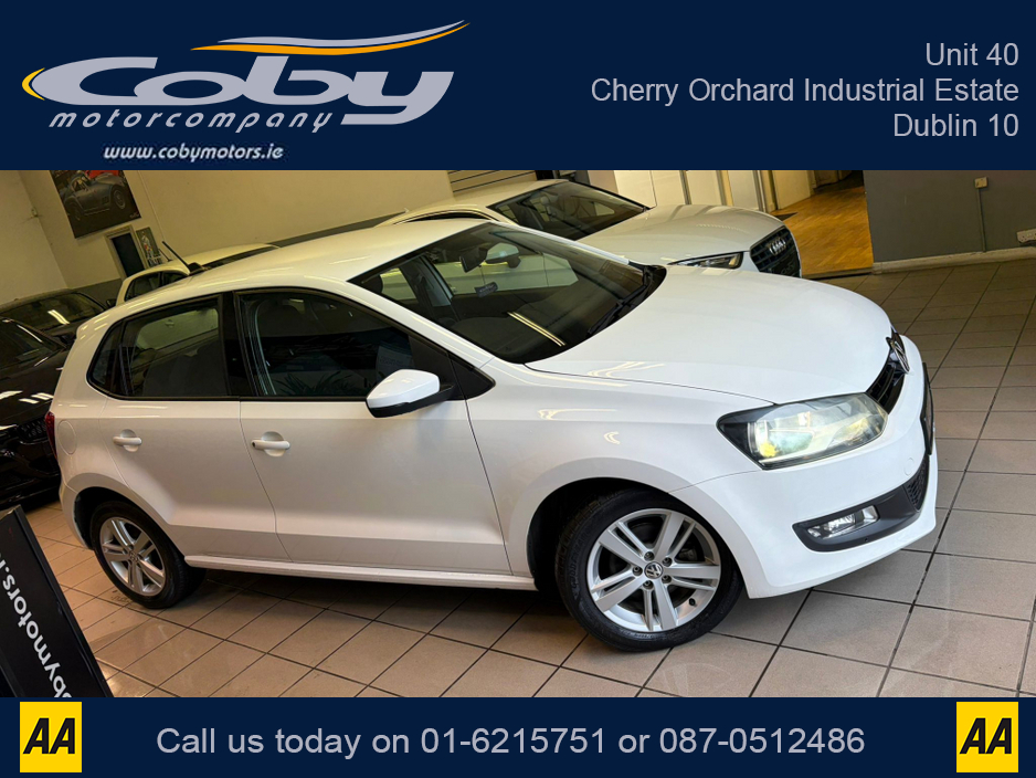 2014 Volkswagen Polo 1.2 AUTO 5DR. New NCT done before collection, Alloy Wheels, Air Conditioning, Hands Free, AUTO Wipers, Full Electrics, 2 Keys, Folding Rear Seats, Luggage Cover and more. €10,450