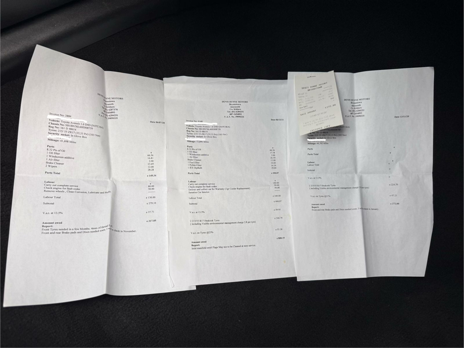 2016 Toyota Avensis 1.6 D-4D BUSINESS EDITION S/S 4DR 110BHP €9,950