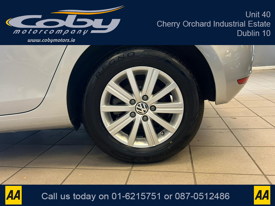 2012 Volkswagen Golf 1.2 5DR Auto. New NCT, 2Keys, Alloy Wheels, Handsfree, Auto Lights/ Wipers, Air Conditioning, USB/AUX, Folding Rear Seats, Electric Windows/Mirrors, Bluetooth and more. €8,450