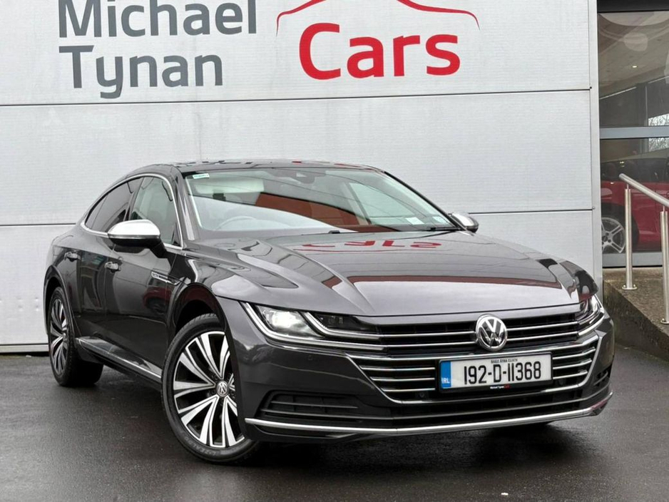 2019 Volkswagen Arteon 1.5 TFSI 150bhp Elegance, Panoramic Roof, 19” Alloys, 1/2 Leather, Camera, CarPlay - First Registered in July 2019 - Trade in Price €27, 999. €26,999
