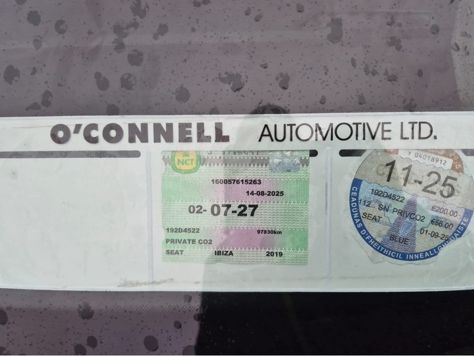 2019 SEAT Ibiza 1.0MPI 80HP S €12,999