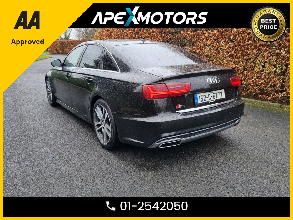 2015 Audi A6 FINANCE ARRANGED * 2.0 TDI S-LINE ULTRA 187BHP 4DR AUTO 190PS * NCT DEC-26 * CREAM LEATHER * IMMACULATE * STAMPED SERVICE HISTORY * AA APPROVED * 101 SAFETY CHECKLIST * AUTOMATIC (DSG) * HEATED SEATS €17,249