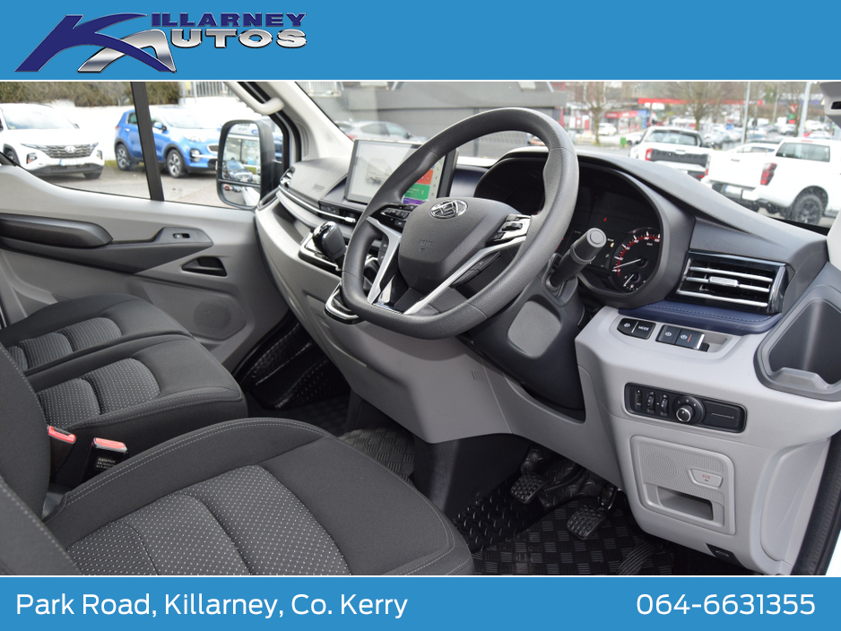 2026 Maxus Deliver 9 LWB 2.0TDCi 150BHP Price is plus vat. €25,928