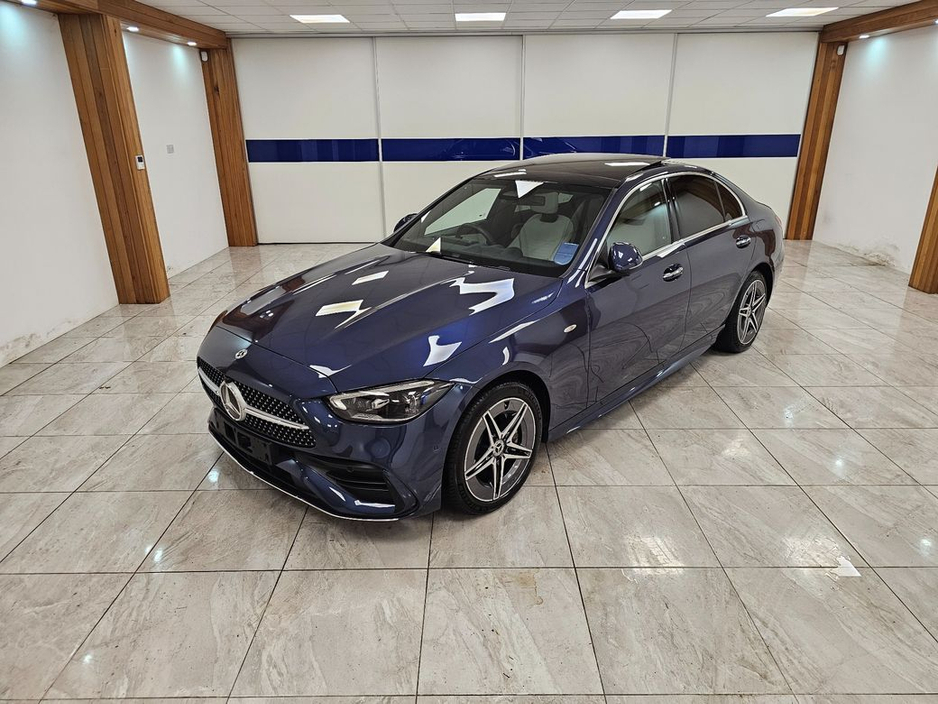 2025 Mercedes-Benz C Class BLUE WITH CREAM // PREMIUM C300E €62,950