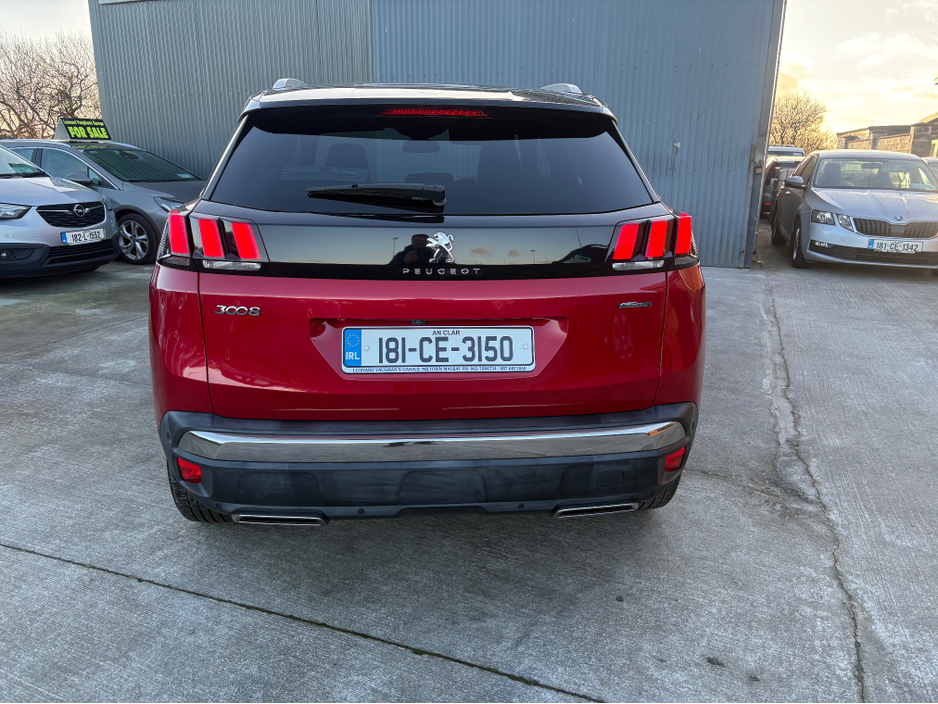 2018 Peugeot 3008 2.0 HDI GT LINE BLUE 150P 150PS 5DR €18,500