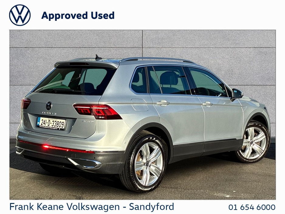 2024 Volkswagen Tiguan 1.4 TSI PHEV 245HP Elegance AUTO @Frank Keane Volkswagen South Dublin €42,945