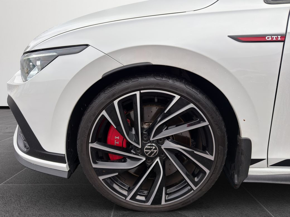 2021 Volkswagen Golf GTI Clubsport — Pure white, pan roof, and pure performance.” €44,888