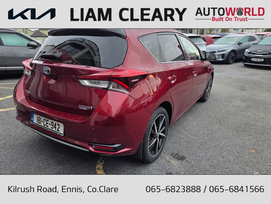 2018 Toyota Auris HYBRID LUNA SPORT AUTO 4DR €17,495