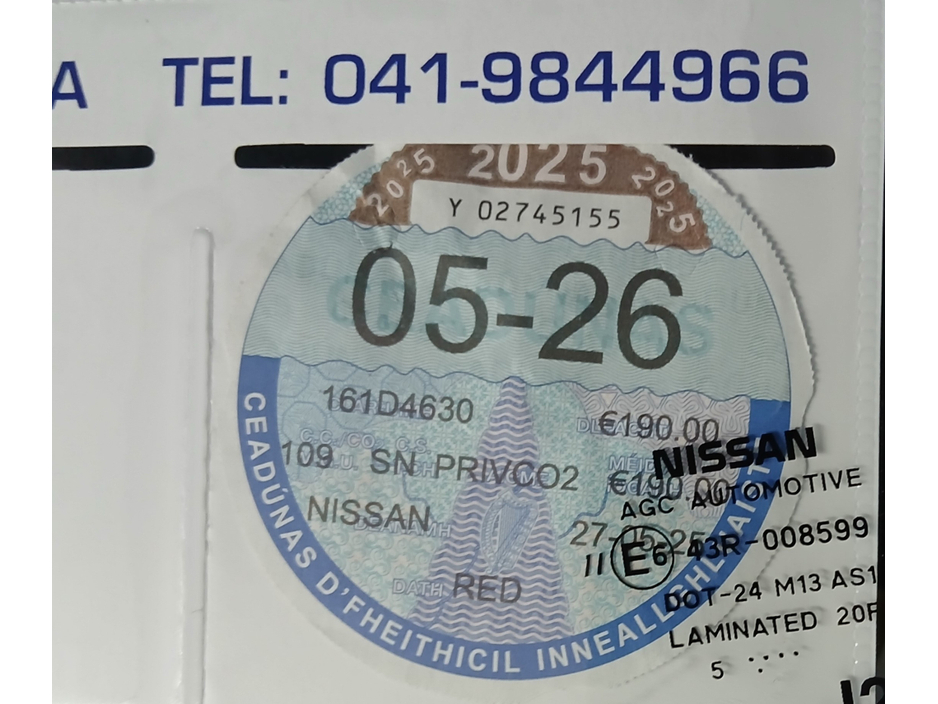 2016 Nissan Note 1.2 SV : One Owner : Low Mileage : Nct to 05/27 : finance arranged : Rear Parking Sensors . €8,500