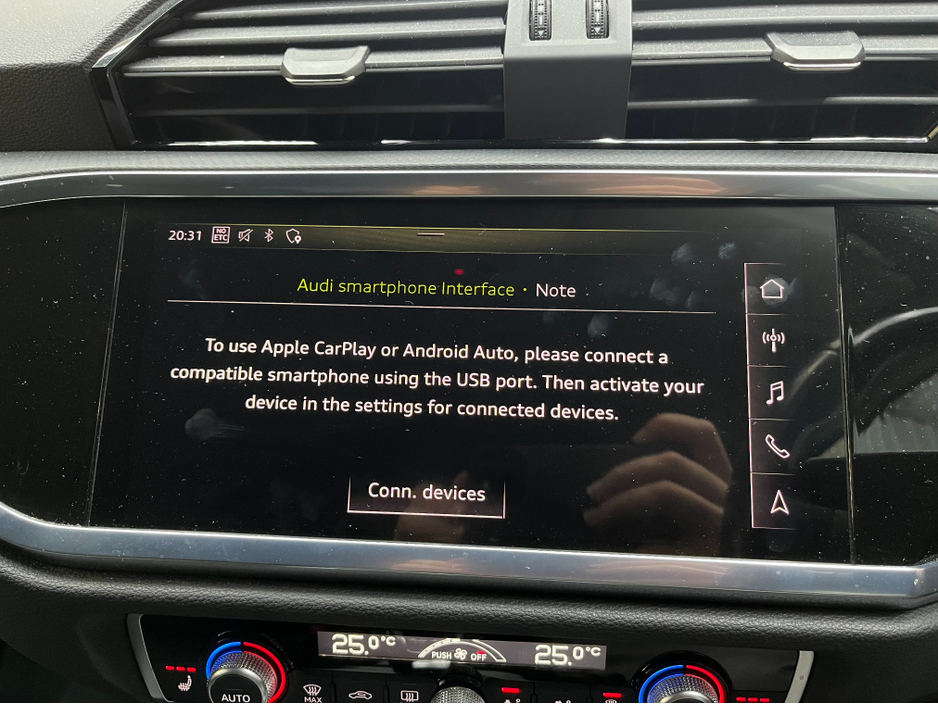 2020 Audi Q3 €30950! 2020 AUDI Q3 35TDI QUATTRO ADVANCED 2.0 AUTOMATIC / CRUISE CONTROL / 360° PARKING CAMERA / ELECTRIC HEATED SEATS / PADDLE SHIFTERS / APPLE CARPLAY €30,950