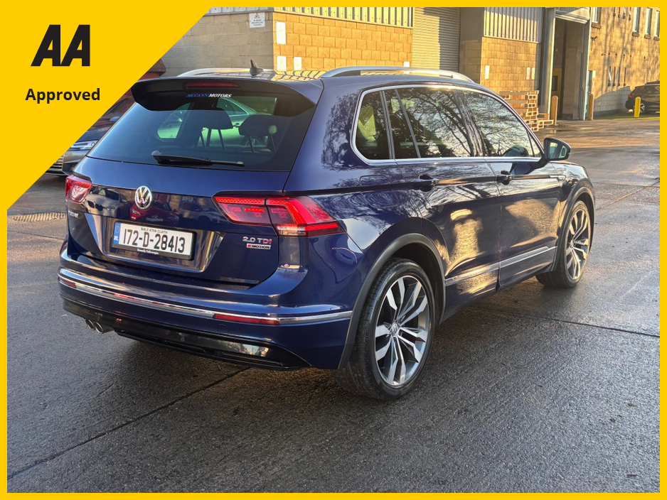 2017 Volkswagen Tiguan 2.0 TDI R-LINE 4MOTION 5DR AUTO 190PS FULLY LOADED WITH SPEC €18,950