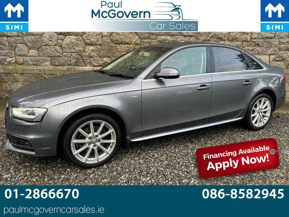 2015 Audi A4 2.0 TDI 150 SE MULTI AUTO 4DR SALOON**//**FULL CREAM LEATHER INTERIOR**//**SAT NAV**//**CRUISE CONTROL**//**PARKING SENSORS**//**METALLIC GREY**//**TRADE IN WELCOME**//**WARRANTY!!!!!! €12,995