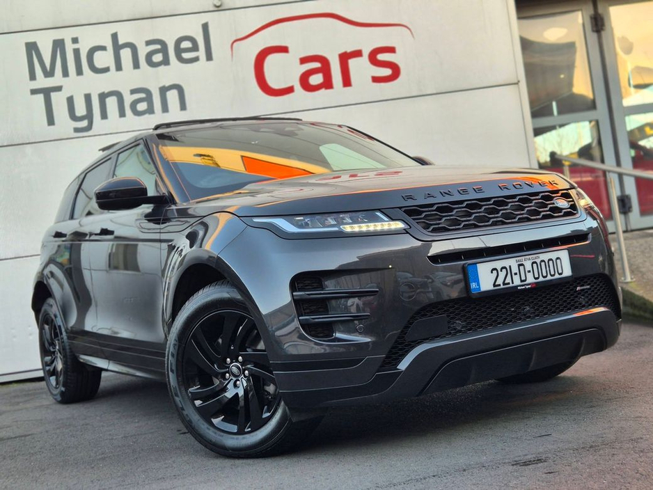 2022 Land Rover Range Rover Evoque R-Dynamic S P300e 1.5 Petrol Plug-In Hybrid Auto, Opening Panoramic Sunroof, Black Leather Seats - First Registered November 2022 - Trade in Price €37 €36,999