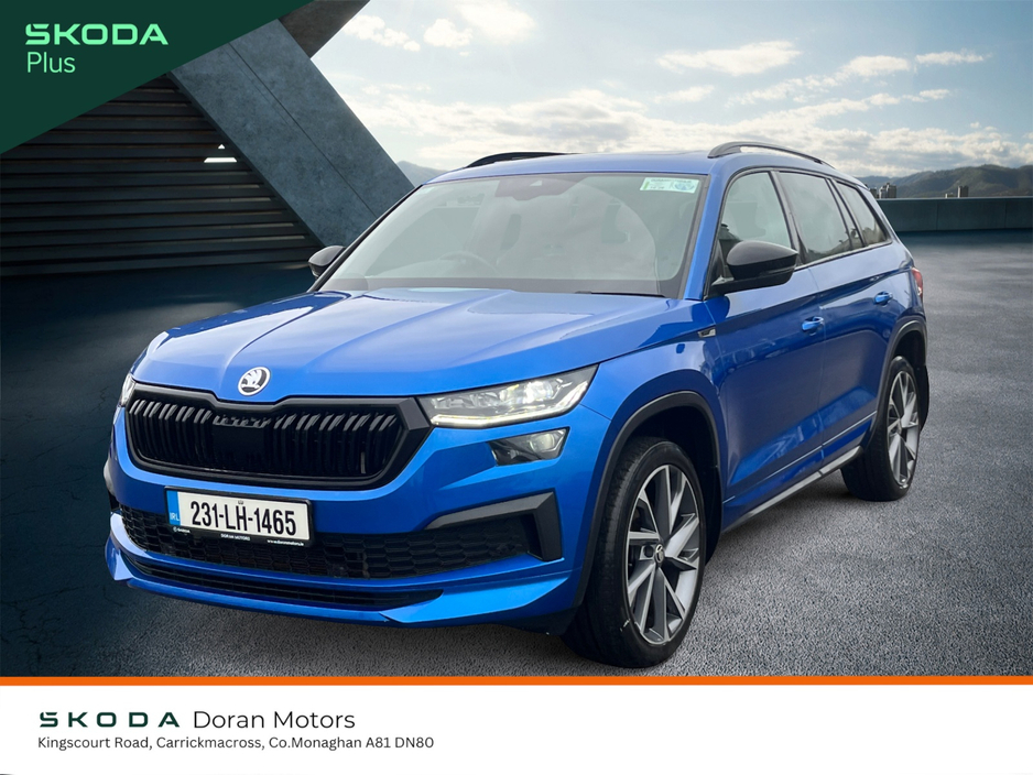 2023 Skoda Kodiaq 7S SPORT 2.0 TDI 150HP D DSG 5DR €46,900