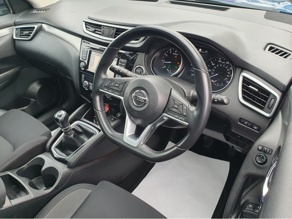 2018 Nissan Qashqai N-CONNECTA 1.2 DIG-T 115BHP NCT 02/28 FINANCE AVAILABLE @ €58 PER WEEK 2 KEYS/ PAN ROOF/ SAT NAV/ REVERSE CAMERA/ MULTI FUNCTION STEERING WHEEL/ CRUISE CONTROL/ HISTORY CHECKED €12,900