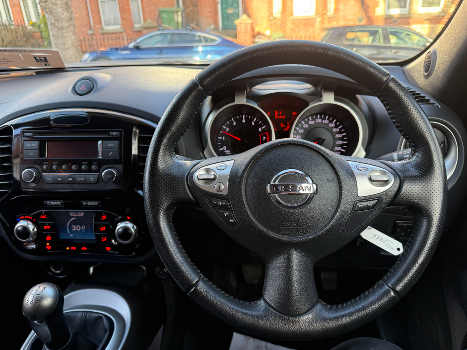 2013 Nissan Juke 1.6 Petrol SV, 1 Owner From New, New Nct 11/2026, Tax 07/2026, Bluetooth, Cruise Control, A/C, Alloys, Full Service History, Service & Warranty Included, SIMI Dealer, €6,750