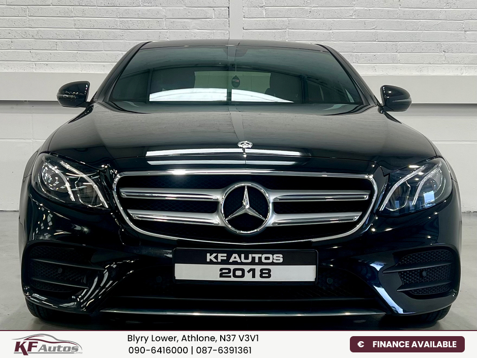 2018 Mercedes-Benz E Class E220d AMG Line 191bhp 4dr Auto - 181 Reg €23,995