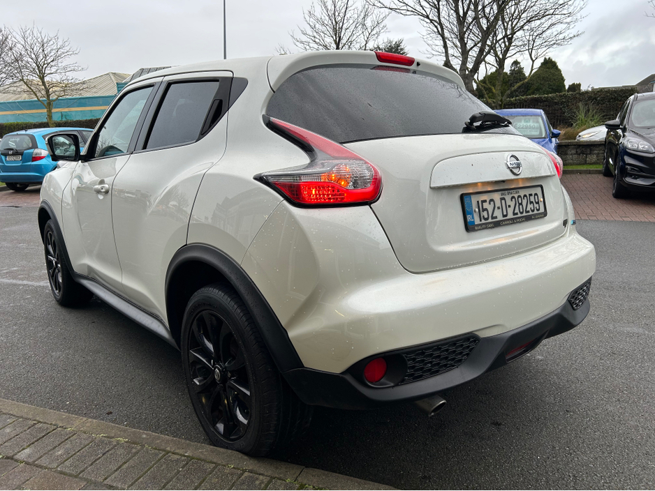 2015 Nissan Juke 1.5 DCI TEKNA SUV in White + Black Detail & Black Leather - Trade-In Welcome - Assured Dealer Warranty & Fully Serviced - €7,950