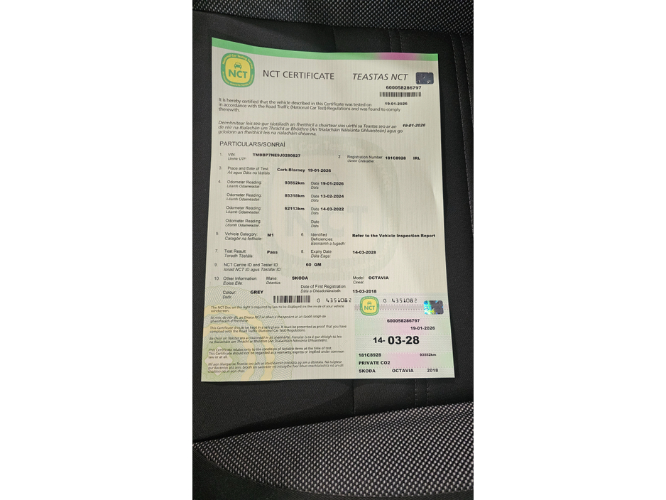 2018 Skoda Octavia AMBITION 1.0 TSI 115HP 4DR €14,950