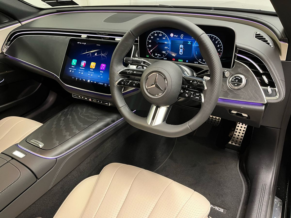 2026 Mercedes-Benz E Class 300de AMG - 19 Inch Alloys - Reversing Camera - Ambient Lighting - Sat Nav - Climate Control - Electric Heated Memory Seats - Keyless Start - Apple CarPlay/Android Auto €87,420