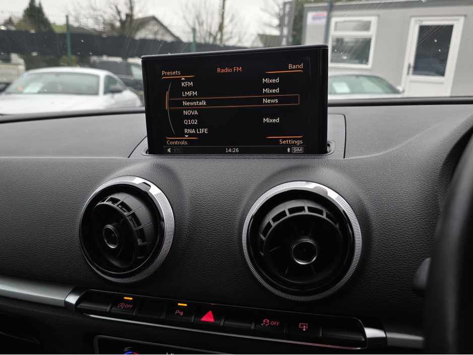 2015 Audi A3 SALOON ( 152 REG 1.4 TFSI AUTOMATIC - REVERSING CAMERA - PARKING SENSORS ALLOYS - SIMI DEALER - LOW ROAD TAX BAND €15,750