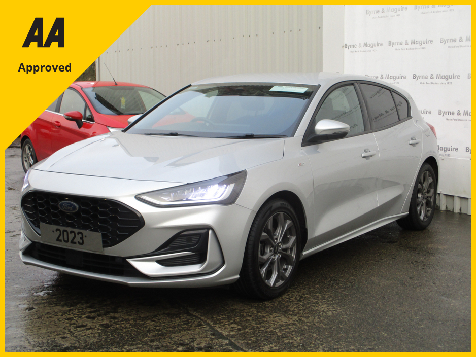 2023 Ford Focus ST-LINE 1.0 PETROL   TOP OF THE RANGE MODEL WITH ONLY 54000 KMS,  FULLY SERVICE WITH 12 MONTHS WARRANTY AND 12 MONTHS AA COVER. €28,500