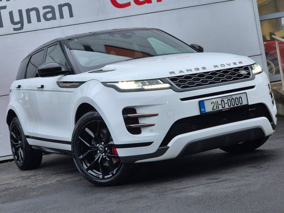 2021 Land Rover Range Rover Evoque R-Dynamic S P300e 1.5 Petrol Plug-In Hybrid Auto, 20'' Alloys, Black Leather Seats - Trade in Price €36, 777. €35,777